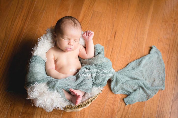 simple newborn photography raleigh nc wake forest Kate Cherry Photography